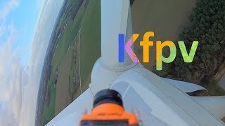 chaser c1 . Wind Turbine . fpv . windy day . bad landing again . HD