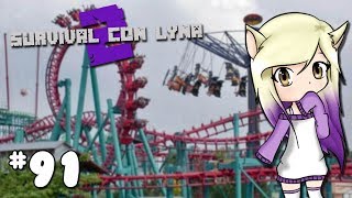 CONSTRUIMOS UN PARQUE DE DIVERSIONES | Survival con Lyna 2 | Episodio 91