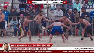 Under 21 - Mulewal Khaira Kabaddi Cup 2020 - MLK