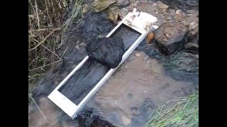 Разведка золота с малым шлюзом