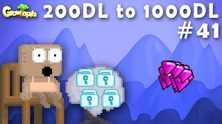Growtopia | 200DL to 1000DL #41 | Tons Gems!