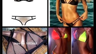 Aliexpress. Покупки 2015. Купальники Triangl.  Модные купальники 2015 с Aliexpress