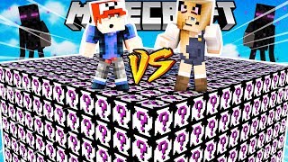 WYZWANIE ENDERMANOWE LUCKY BLOCKI MINECRAFT (Enderman Lucky Block) | Vito vs Bella