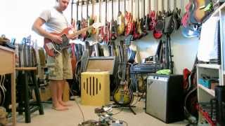 Jolana Galaxis + Boss FRV-1 '63 Fender Reverb + Fender Musicmaster Bass (1976)
