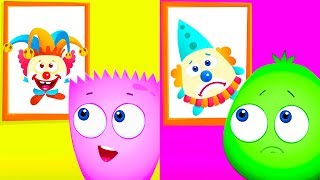 Оп и Боб - Веселый и Грустный - Учим Антонимы ? Обучающие мультики для детей