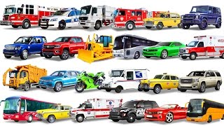 Cars Compilation for Kids. Cars and Trucks. Learning Street Vehicles for Kids. Learn Transport