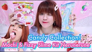 PERMEN UNIK - DIY MOCHI & FIZZY SLIME KIT NERUNERUNE TUTORIAL REVIEW TASTE TAST [ INDONESIA ]