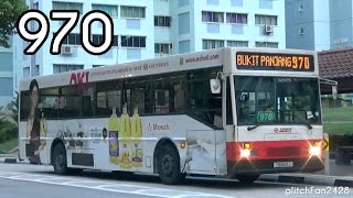 [SMRT] (Retired) TIB829J on Service 970 - Mercedes Benz O405 Hispano Carrocera