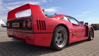 Ferrari F40 on the Track! Lovely Sounds!
