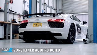 Audi R8 V10 Plus Build: Vorsteiner Carbon Wing, Springs, Rims and Exhaust Build | MMR Performance