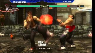 Infergus Kuro Tao Law vs The Usurper Hwoarang Tekken 6 tournament