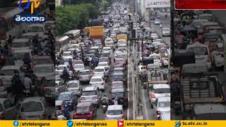 Schools Started | Traffic Jams with Heavy Vehicles | in Hyderabad