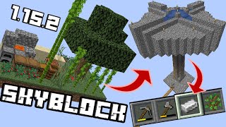 SkyBlock 1.15.2 майнкрафт, классический скайблок, карта прохождение и выживание на острове (скачать)