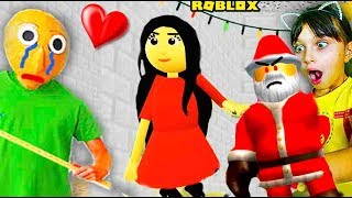 BALDI ВЛЮБИЛСЯ но КТО все ИСПОРТИЛ? на НОВЫЙ ГОД Балди baldi's basics roblox для детей Валеришка