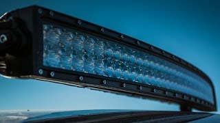 Led Bar 400W (Светодиодная балка) на ниве.