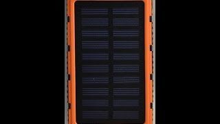 Обзор посылки Power Bank с солнечной батареей
