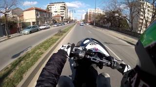 Yamaha Aerox Wheelies Go Pro Test