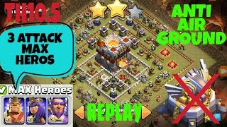 TH10.5 (TH11 No Eagle Artillery) War Base 2018 !! Anti 2 3 Star !! Tested !! Proof Replays COC