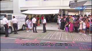 Hundreds turn up for funeral of boys killed in Tampines accident - 31Jan2013