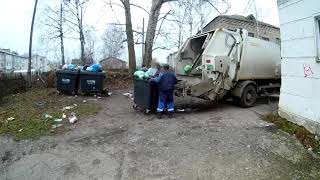 Работа компании ООО "Ремондис" в поселке Явас