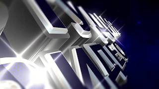 Футаж начала фильма с 3D титрами: ВИДЕО СТУДИЯ ПРЕДСТАВЛЯЕТ на фоне звездного неба. Вариант 1