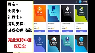 10美金收款挑战/支持贝宝+比特币+礼品卡+游戏密钥+游戏皮肤等50多种收款方式/Steam深度合作网赚平台/内含快速赚取积分技巧