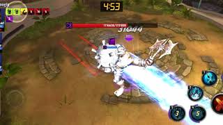 Blue Marvel Vs Black Dwarf World Boss - Marvel Future Fight