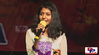 Madhu Priya,Telangana Folk singer  singing at DATA Bathukamma & Dasera Panduga