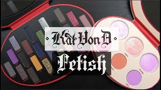 Kat Von D FETISH Blush & Eyeshadow Palettes: Live Swatches & Review