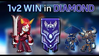 Brawlhalla: Complete 1v2 Win in Diamond Ranked 2v2