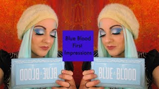 JEFFREE STAR BLUE BLOOD PALETTE FIRST IMPRESSIONS