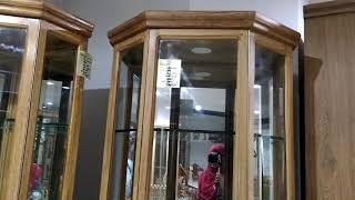 শখের জিনিস গুছিয়ে রাখতে কর্নার শোকেস কিনুন||wooden Kroner Cabinet buy bd.