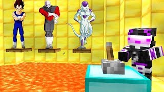 ¿A QUÉ PERSONAJE DE DRAGON BALL SALVARÍAS LA VIDA? | MINECRAFT TROLL