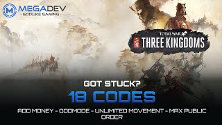 TOTAL WAR: THREE KINGDOMS Cheats: Unlimited Movement, Heal Units, ... | Trainer by MegaDev