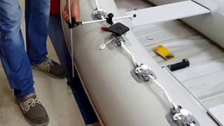 Комплект FASTen Borika FTp600 для крепления эхолота и датчика эхолота на надувную лодку пвх
