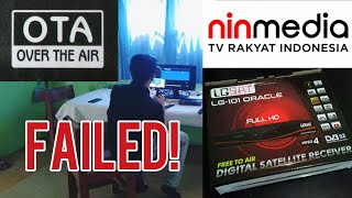 CARA SEDERHANA MENGATASI KASUS KEGAGALAN OTA PADA DECODER LGSAT LG-101 ORACLE REKOMENDASI NINMEDIA