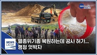 멸종위기종 '여울마자' 복원하는데 공사 허가... 행정 엇박자 [MBC경남 뉴스데스크] 200122