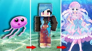 КАК МЕНЯЛАСЬ ДЕВУШКА МЕДУЗА МАЙНКРАФТ? ЖИЗНЕННЫЙ ЦИКЛ МОБ МЕДУЗА АНИМЕ И ТРОЛЛИНГ