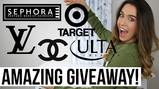 HUGE LUXURY & BEAUTY GIVEAWAY! | Louis Vuitton, Sephora, Chanel, Nordstrom, etc! | Shea Whitney