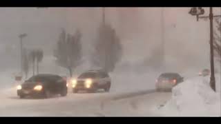 Massive Amounts of Snow Cover Parts of New York