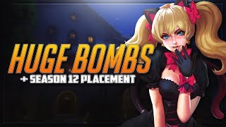 HUGE BOMBS | SEASON 12 PLACEMENT - Emongg Overwatch