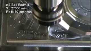 [brother]S500X1 high-speed spindle Machining example (Aluminum)