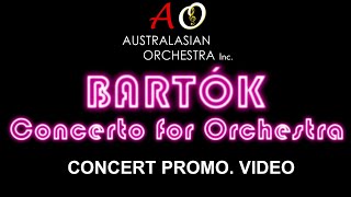 AO 2020 March BARTÓK Concerto for Orchestra Concert -  PROMO. VIDEO