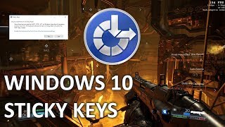Disable Windows 10 Sticky, Toggle, and Filter Keys 2019