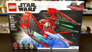 LEGO Star Wars 2019 MAJOR VONREG'S TIE FIGHTER Review! Set 75240!