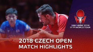 Tomokazu Harimoto vs Marcos Freitas | 2018 Czech Open Highlights (1/2)