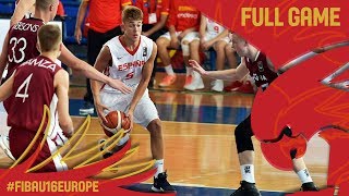 Spain v Latvia - Full Game - FIBA U16 European Championship 2017