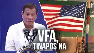 24 Oras: Malacañang: Hindi kasama ang Mutual Defense Treaty at EDCA sa termination ng VFA