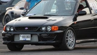 Subaru Impreza GT STI 800 hp Drag Race