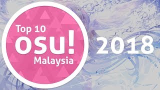 Top 10 osu!Malaysia Players of 2018